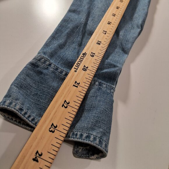 Harley Davidson denim long sleeve shirt - Picture 8 of 10